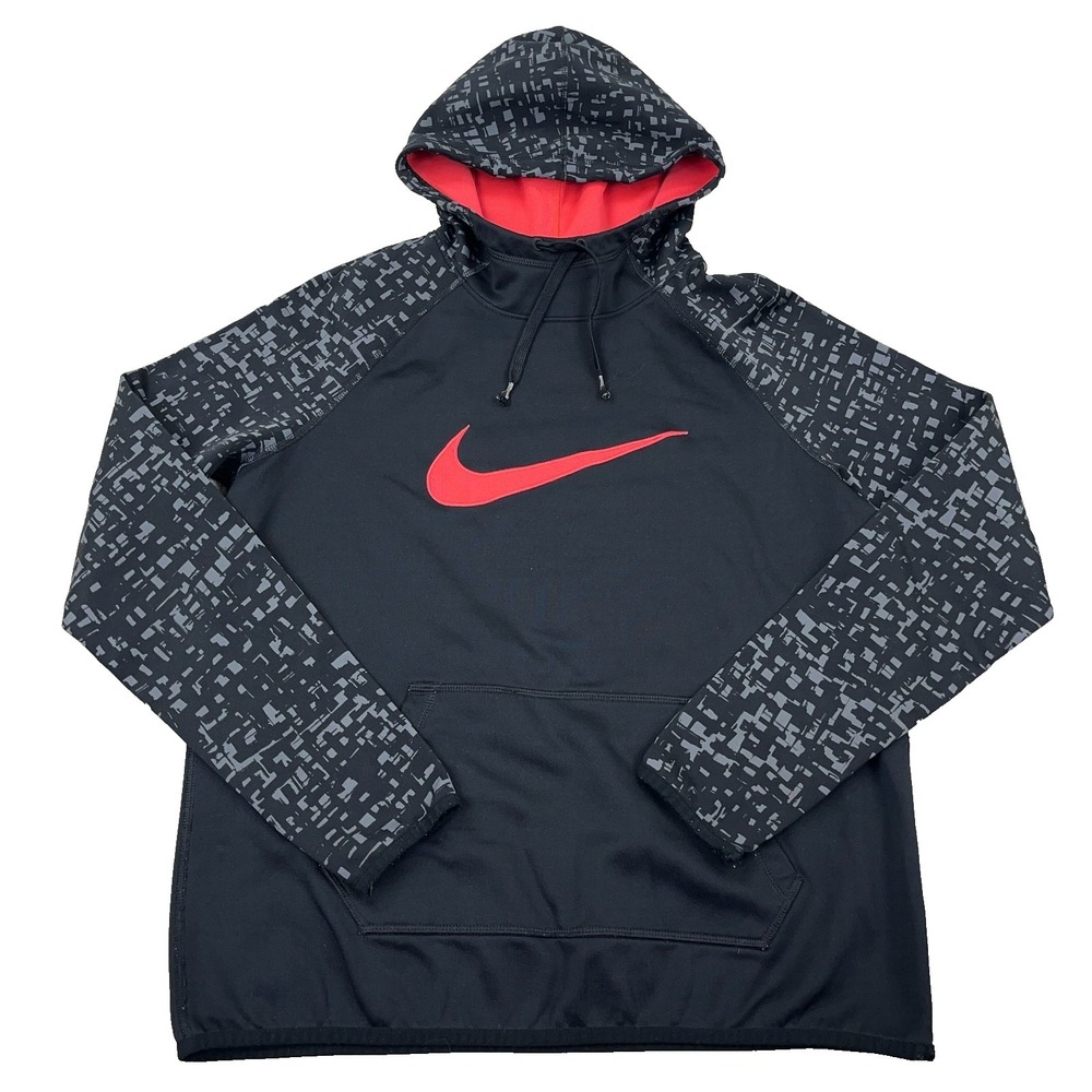 Nike Dri FIt Hoodie Women MediumBlack Pink  Sweatshirt Sweater Performance Activ